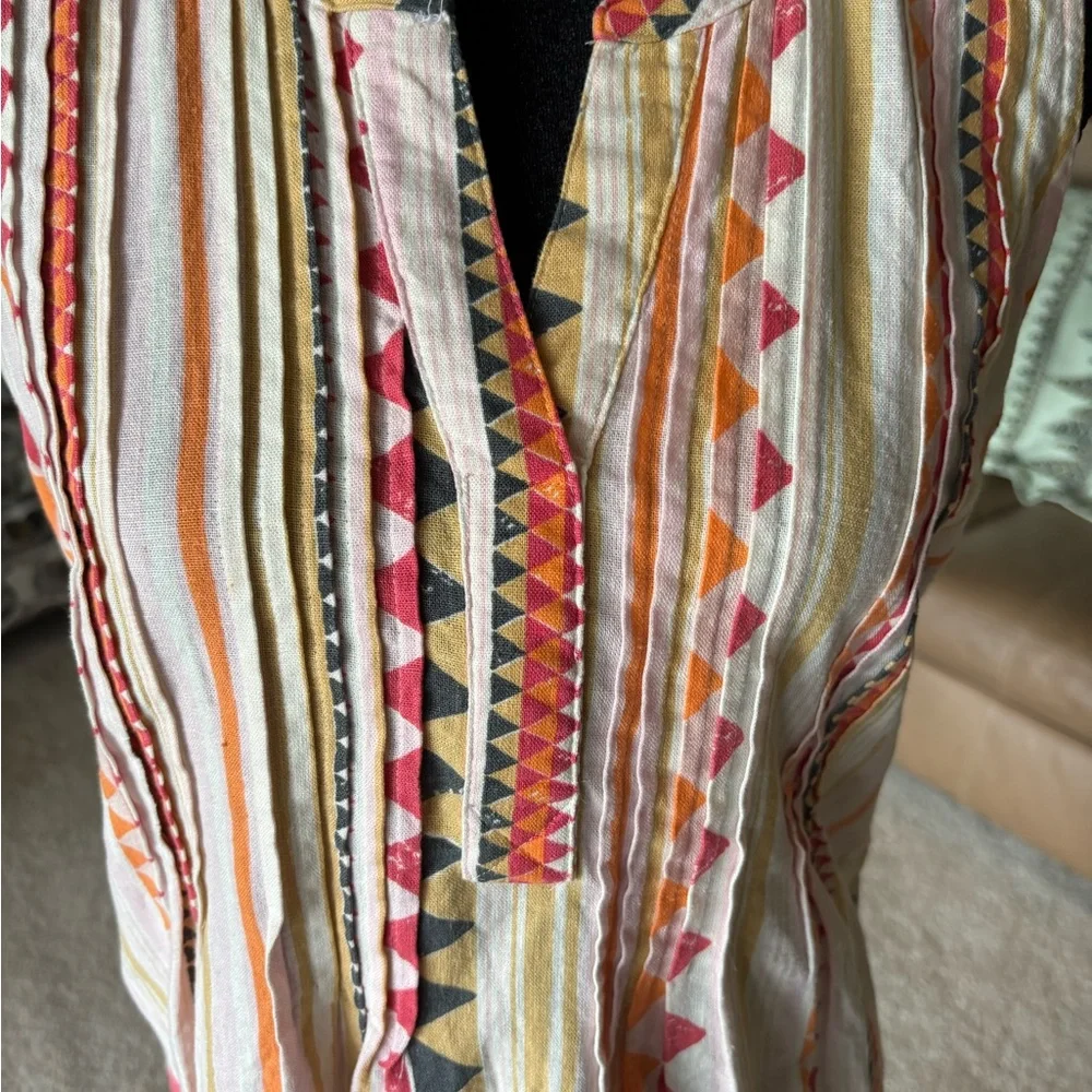 Sonoma Multicolor Dress Geometric Pattern - Picture 2 of 9